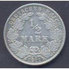 GERMANY EMPIRE 1/2 Mark...