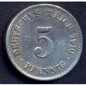 GERMANY EMPIRE 5 Pfennig...