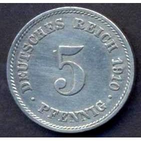 GERMANY EMPIRE 5 Pfennig...