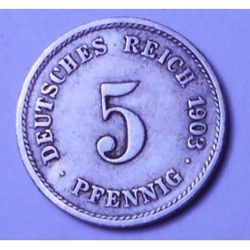 GERMANY EMPIRE 5 Pfennig...