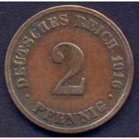 GERMANY EMPIRE 2 Pfennig...