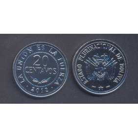 BOLIVIA 20 Centavos 2012