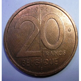 BELGIUM 20 Francs 1996...