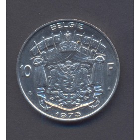 BELGIUM 10 Francs 1973 Belgie