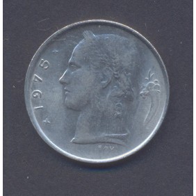 BELGIUM 1 Franc 1975 Belgie