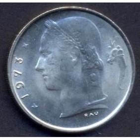 BELGIUM 1 Franc 1973 Belgique