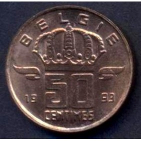 BELGIUM 50 Centimes 1993...