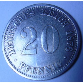 GERMANY EMPIRE 20 PFENNIG...