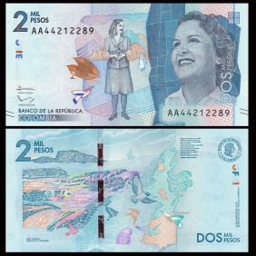 COLOMBIA 2000 Pesos 2015 (...