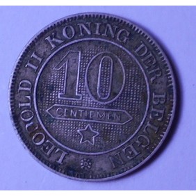 BELGIUM 10 Centimes 1894...