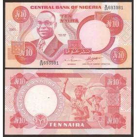 NIGERIA 10 Naira 2001