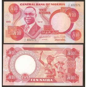 NIGERIA 10 Naira 2005