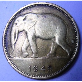 BELGIAN CONGO 1 Franc 1949