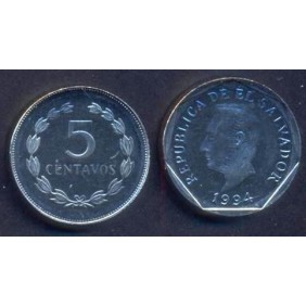 EL SALVADOR 5 Centavos 1994