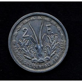 FRENCH WEST AFRICA 2 Francs...