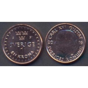 SWEDEN 1 Krona 2016