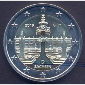 GERMANY 2 Euro 2016 G Sachsen