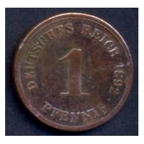 GERMANY EMPIRE 1 Pfennig...