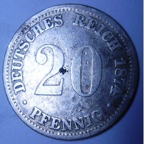 GERMANY EMPIRE 20 Pfennig...