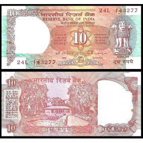 INDIA 10 Rupees 1992