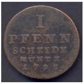 HANNOVER 1 Pfennig 1793