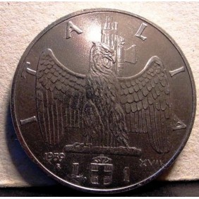1 Lira 1939 XVII M.
