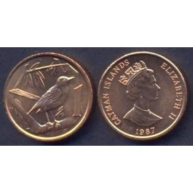 CAYMAN ISLANDS 1 Cent 1987