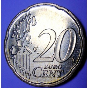 VATICANO 20 Euro Cent 2007