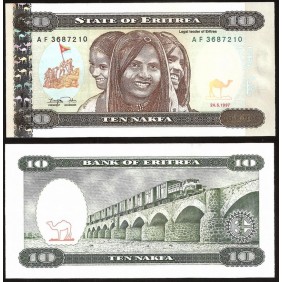 ERITREA 10 Nakfa 1997