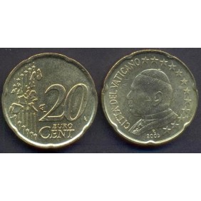 VATICANO 20 Euro Cent 2005