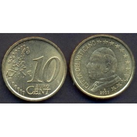 VATICANO 10 Euro Cent 2003