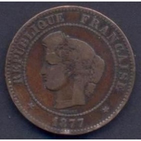FRANCE 5 Centimes 1877 K