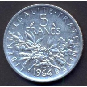 FRANCE 5 Francs 1964 AG