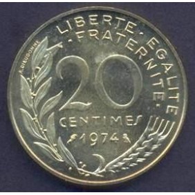FRANCE 20 Centimes 1974