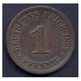 GERMANY EMPIRE 1 Pfennig...