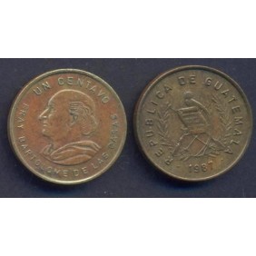 GUATEMALA 1 Centavo 1987