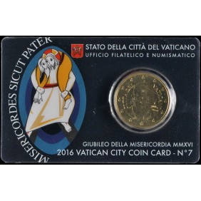 VATICANO 50 Euro Cent 2016...