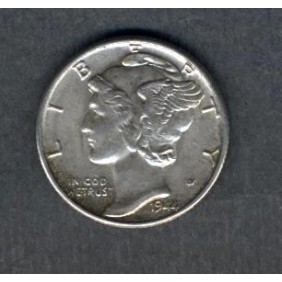 USA Mercury Dime 1944