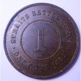 STRAITS SETTLEMENTS 1 Cent...