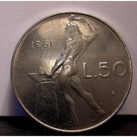 50 Lire 1961 FDC