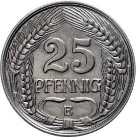 GERMANY EMPIRE 25 Pfennig...