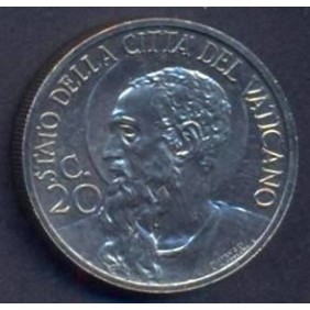 VATICANO 20 Centesimi 1929