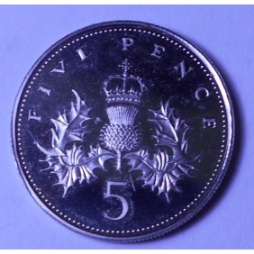 GREAT BRITAIN 5 Pence 1986...