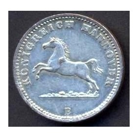 HANNOVER 1 Groschen 1865 AG