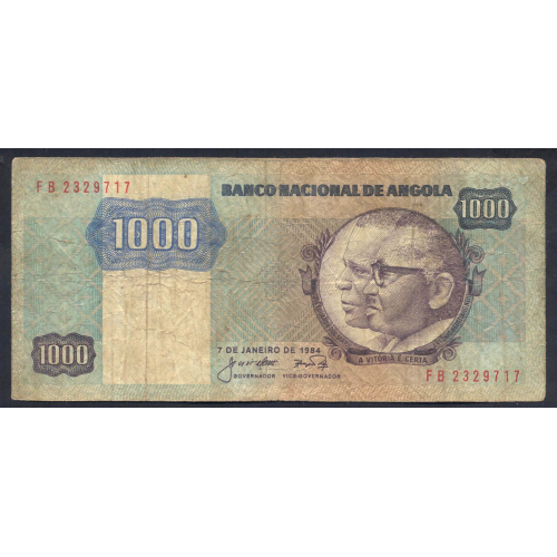 ANGOLA 1000 Kwanzas 1984