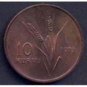 TURKEY 10 Kurus 1973