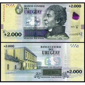 URUGUAY 2000 Pesos 2015