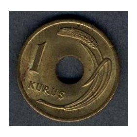 TURKEY 1 Kurus 1948