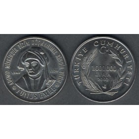 TURKEY 1.000.000 Lira 2002...