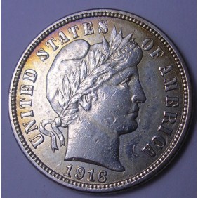 USA Barber Dime 1916